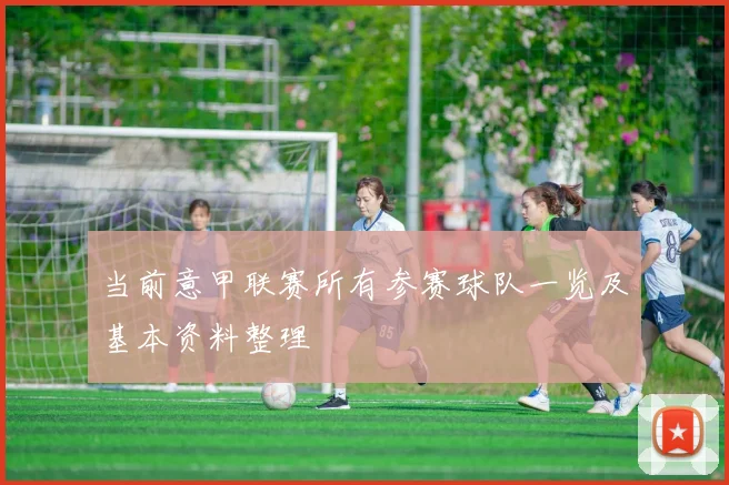 当前意甲联赛所有参赛球队一览及基本资料整理